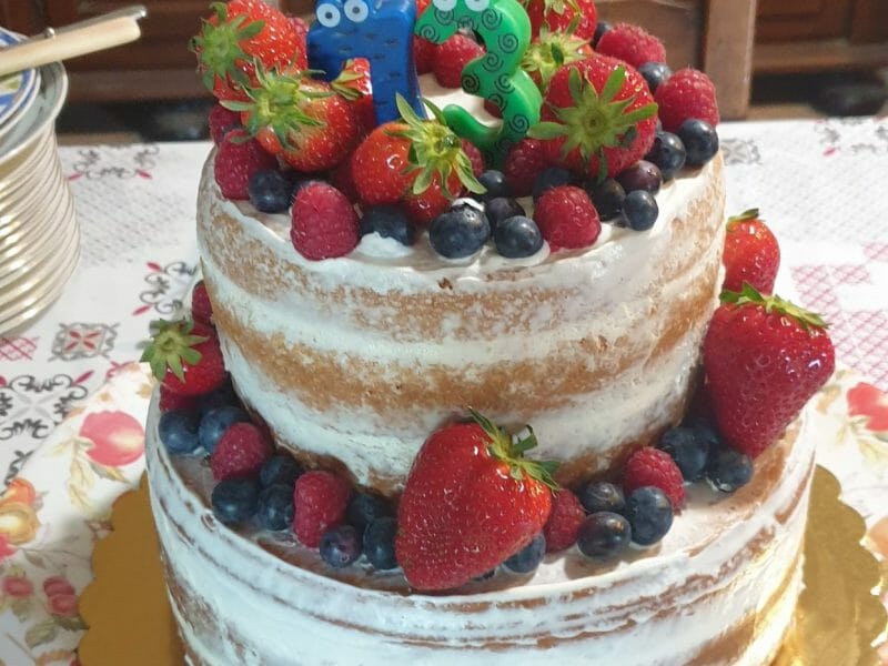 Cliquez pour zoomer ! Layer cake Kinder Bueno Thermomix par Jade2019