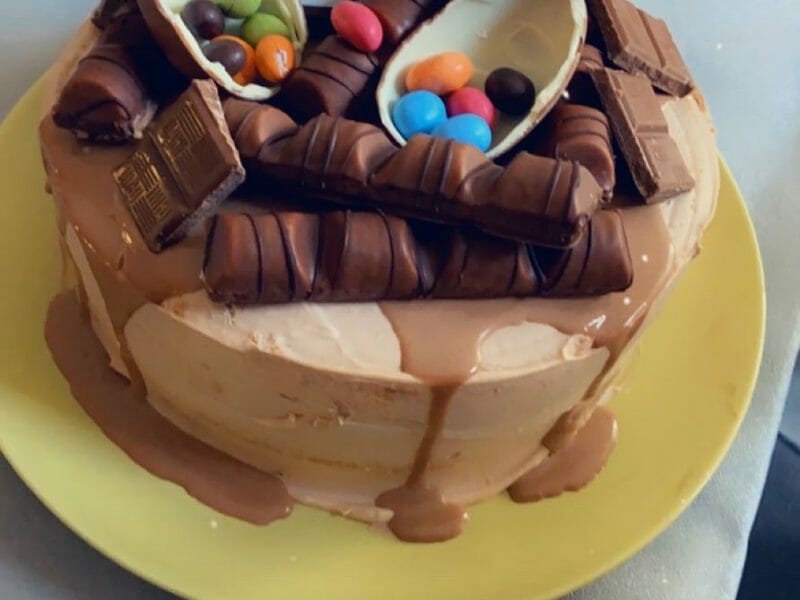 Cliquez pour zoomer ! Layer cake Kinder Bueno Thermomix par lilou_02