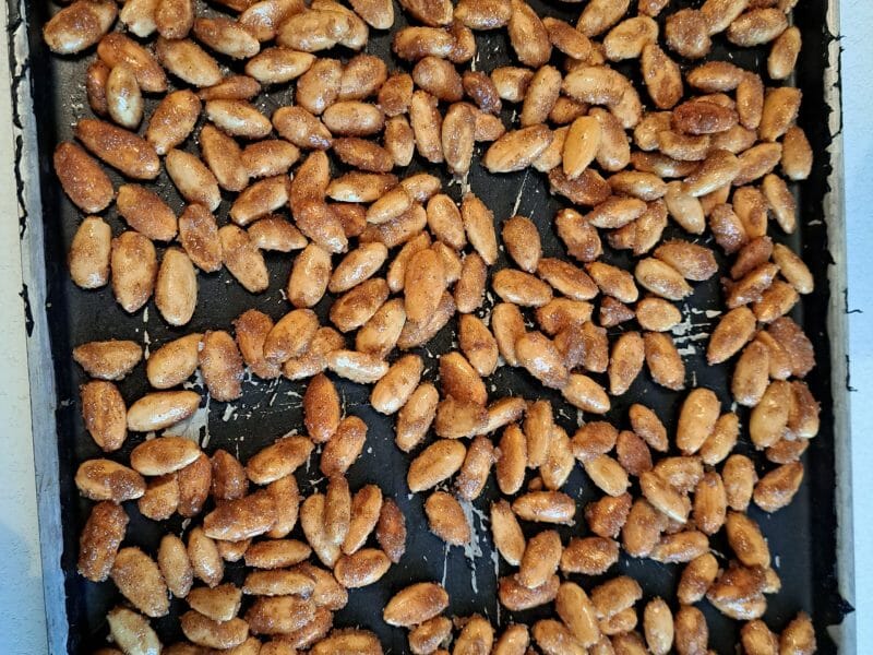 Cliquez pour zoomer ! Amandes grillées à la cannelle et au miel Thermomix par Mylene41