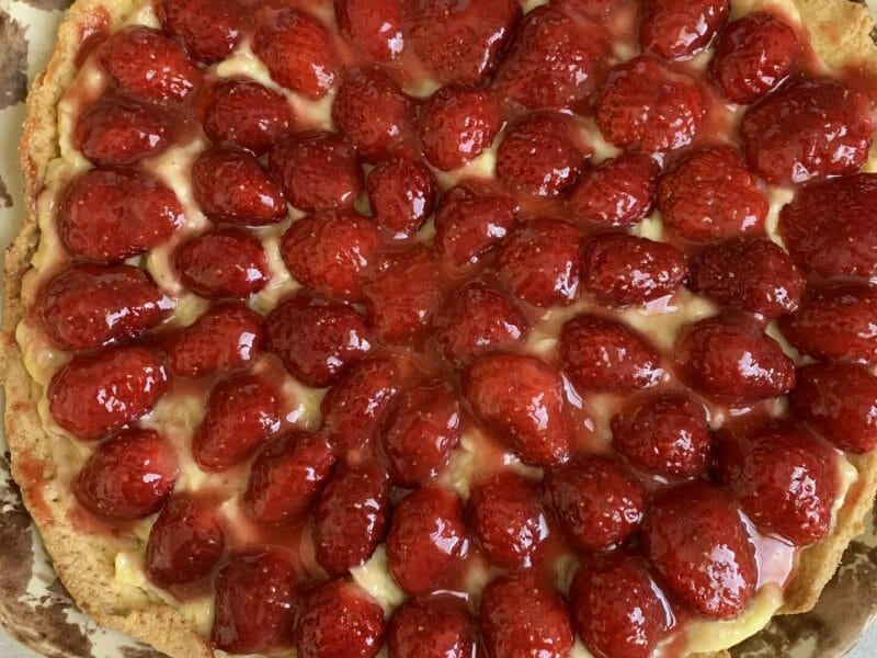 Cliquez pour zoomer ! Tarte aux fraises Thermomix par Rachou