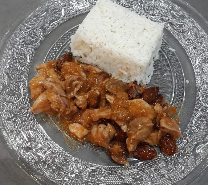 Cliquez pour zoomer ! Poulet aux amandes Thermomix par vivi13360