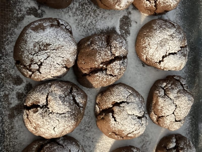 Cliquez pour zoomer ! Craquelés au chocolat Thermomix par Yaya doudou