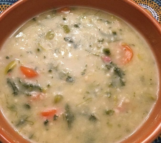 Cliquez pour zoomer ! Soupe à l’orge Thermomix par Yaya doudou