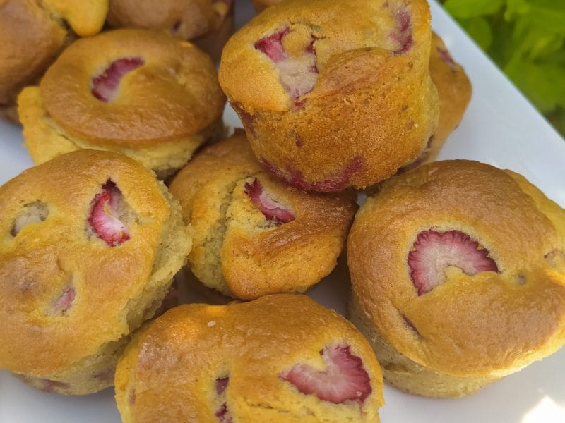 Cliquez pour zoomer ! Muffins aux fraises Thermomix par aurele03