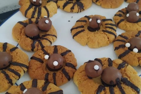 Cliquez pour zoomer ! Spider cookies – cookies araignées Thermomix par aurele03