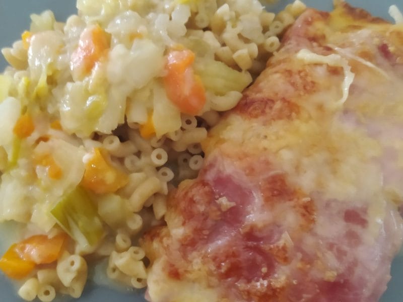 Cliquez pour zoomer ! Roulés gratinés de jambon aux légumes Thermomix par aurele03