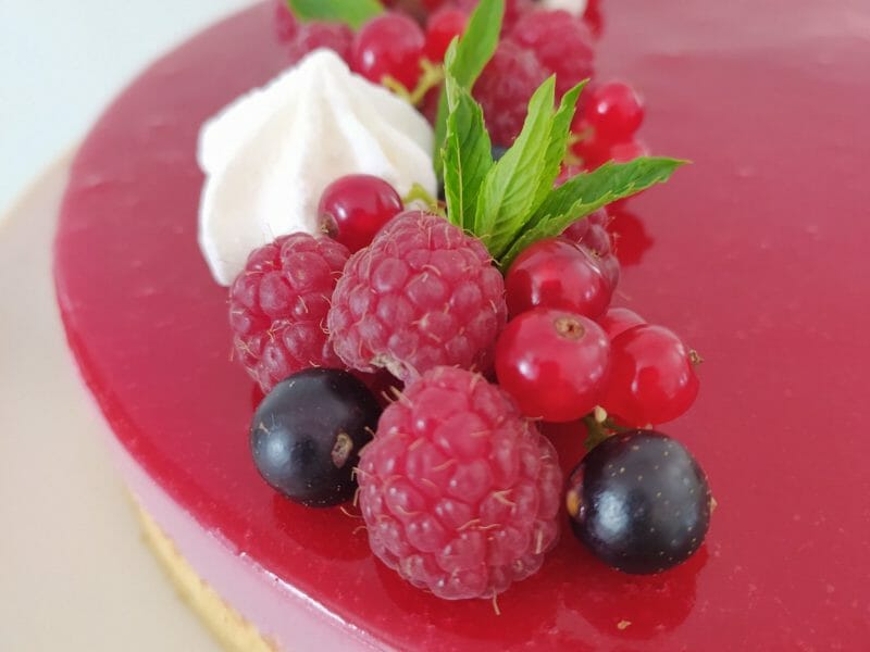 Cliquez pour zoomer ! Bavarois aux framboises Thermomix par aurele03