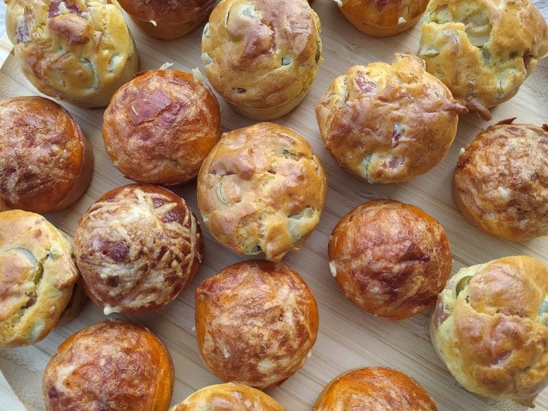 Cliquez pour zoomer ! Mini muffins au jambon et olives vertes Thermomix par aurele03