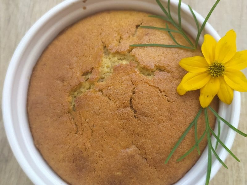 Cliquez pour zoomer ! Cobbler à la rhubarbe Thermomix par aurele03