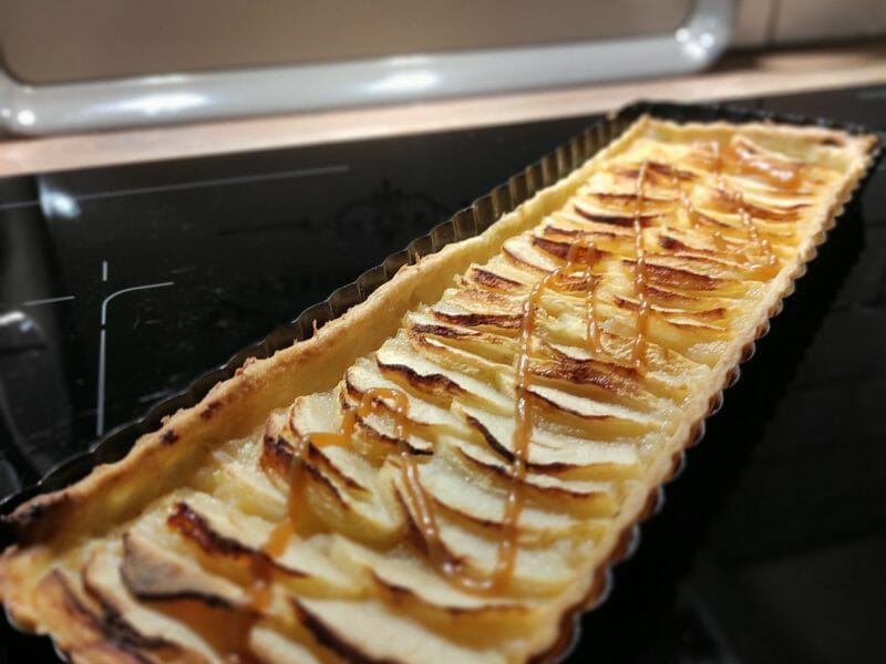 Cliquez pour zoomer ! Tarte pom’pote et caramel beurre salé Thermomix par Jumag