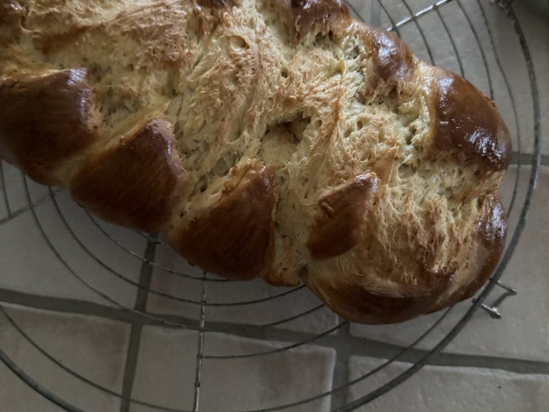 Cliquez pour zoomer ! Brioche tressée à la mie filante Thermomix par Patchouly