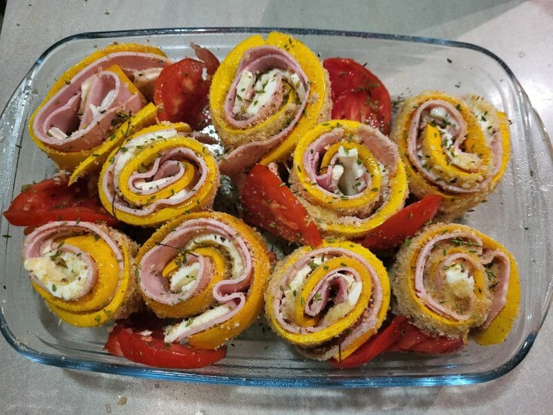 Cliquez pour zoomer ! Roulés de courgettes au jambon Thermomix par mamounation