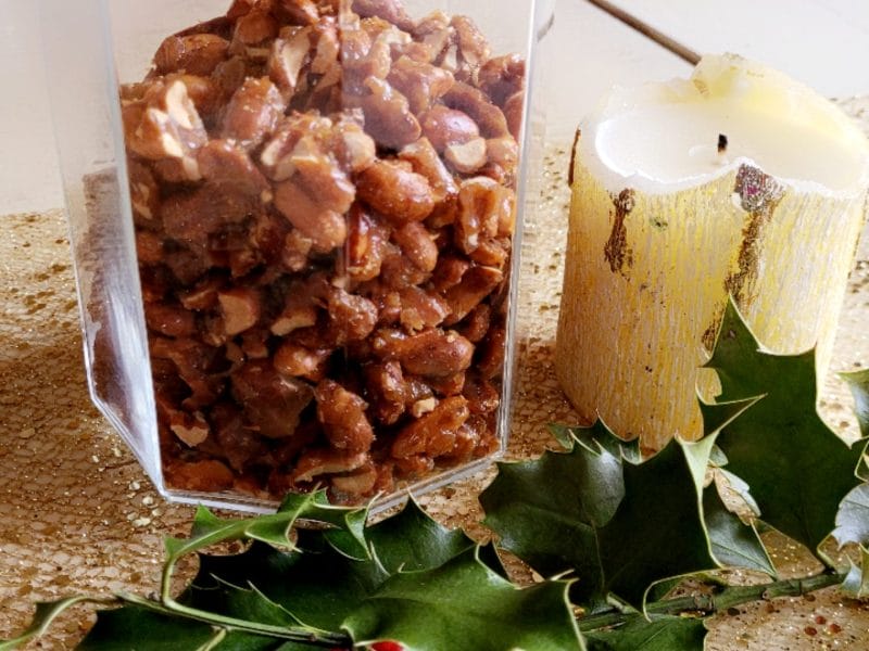 Cliquez pour zoomer ! Amandes grillées à la cannelle et au miel Thermomix par mamounation