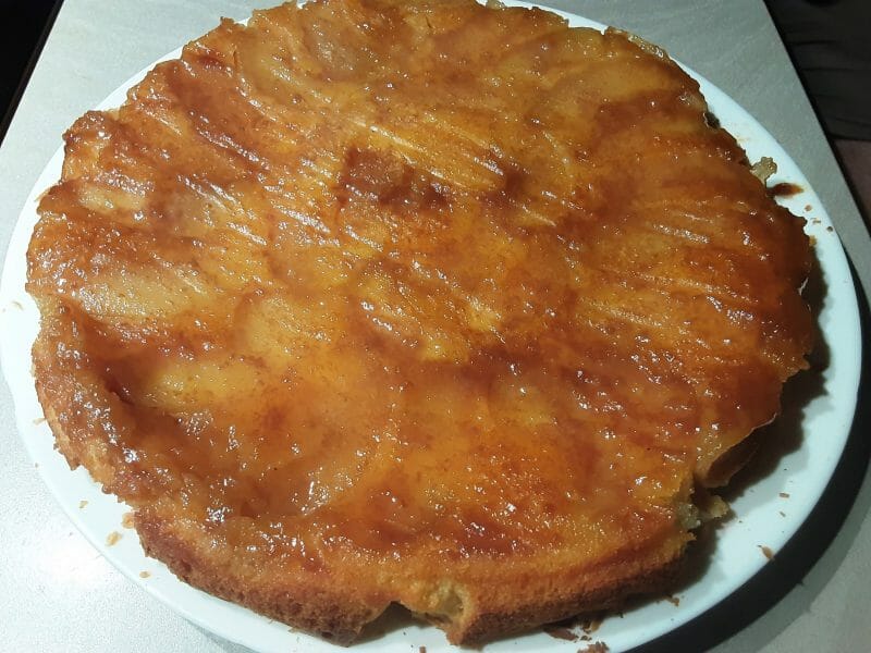 Cliquez pour zoomer ! Gâteau renversé aux pommes caramélisées Thermomix par mamounation
