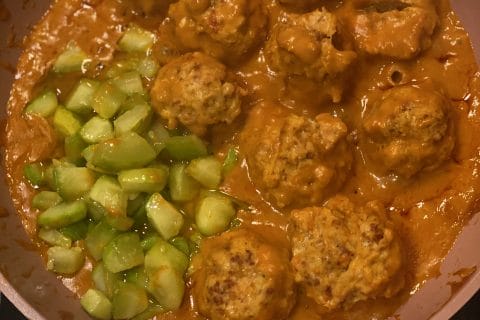 Cliquez pour zoomer ! Boulettes de poulet au chorizo Thermomix par solene1986