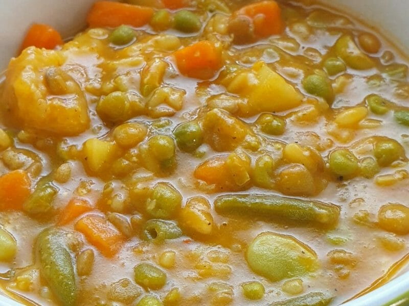 Cliquez pour zoomer ! Soupe de légumes aux lentilles et au riz Thermomix par mayloukine