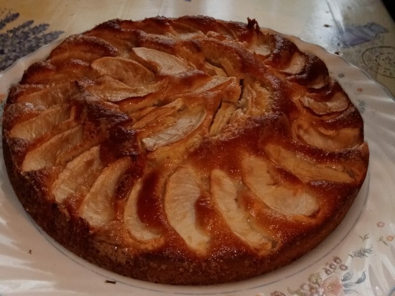 Cliquez pour zoomer ! Gâteau aux pommes et mascarpone Thermomix par Goze