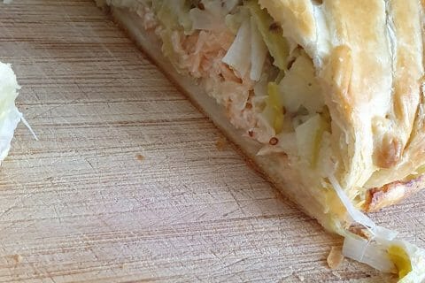 Cliquez pour zoomer ! Feuilleté saumon et poireaux Thermomix par magali_115