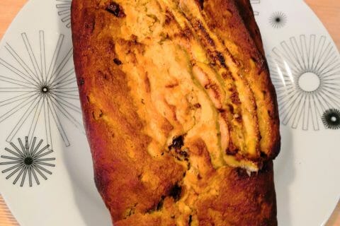 Cliquez pour zoomer ! Cake banane et pépites de chocolat Thermomix par melany_7