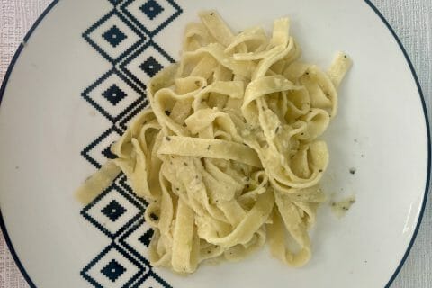 Cliquez pour zoomer ! Farfalle à la crème de courgettes Thermomix par celine_1002