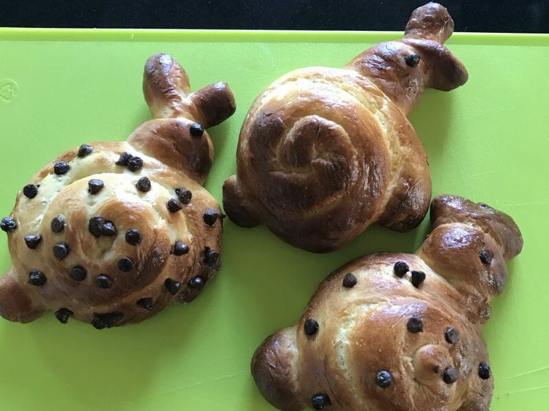 Cliquez pour zoomer ! Brioches lapin de Pâques Thermomix par LaetitiaIsa