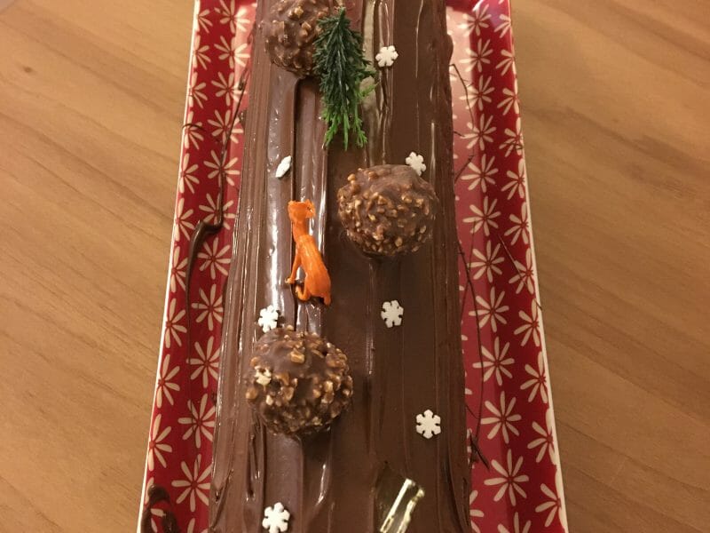 Cliquez pour zoomer ! Bûche Ferrero Rocher Thermomix par delphine_243