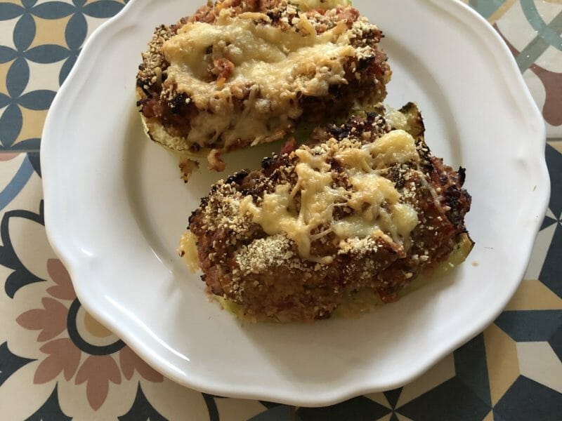 Cliquez pour zoomer ! Courgettes farcies au thon Thermomix par dede28