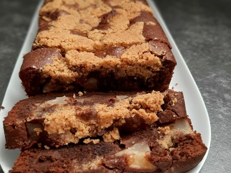 Cliquez pour zoomer ! Crumb cake poires et chocolat Thermomix par aline_57530