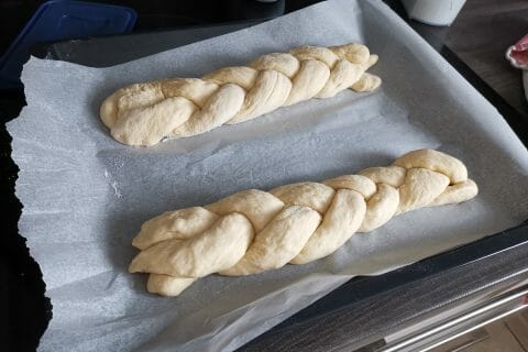 Cliquez pour zoomer ! Brioche tressée à la mie filante Thermomix par julie67770