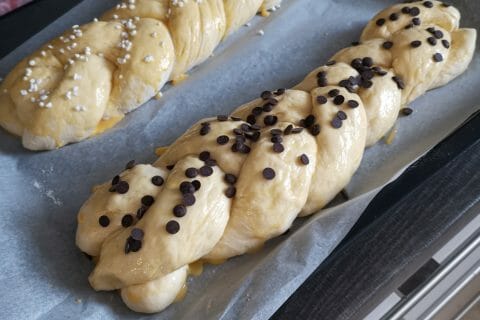 Cliquez pour zoomer ! Brioche tressée à la mie filante Thermomix par julie67770