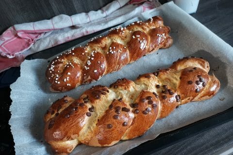 Cliquez pour zoomer ! Brioche tressée à la mie filante Thermomix par julie67770
