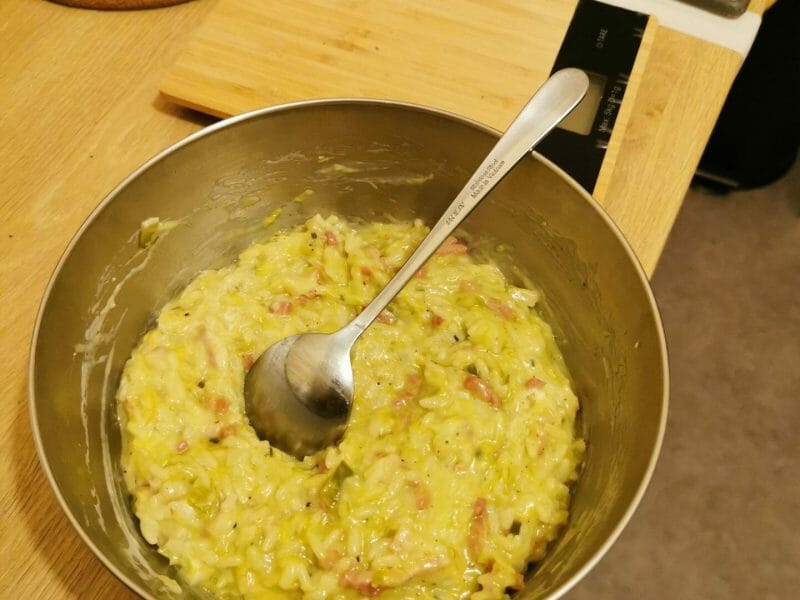 Risotto poireaux et lardons Thermomix par manon_3749