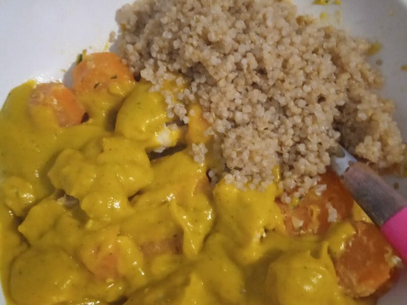 Cliquez pour zoomer ! Poulet coco aux 3 épices Thermomix par marieange81