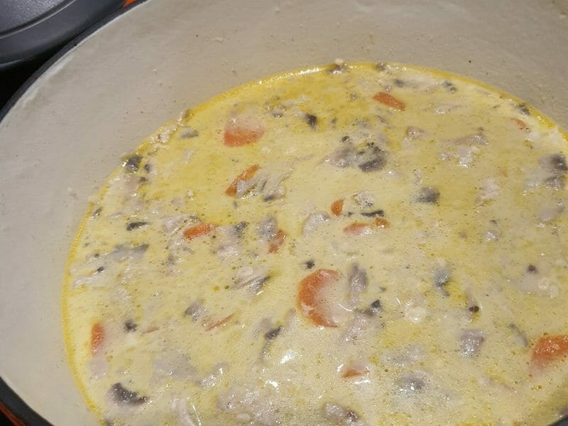 Cliquez pour zoomer ! Blanquette de dinde au bleu d’auvergne Thermomix par louis0208