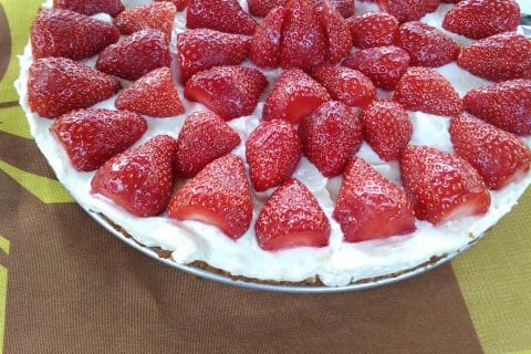 Cliquez pour zoomer ! Tarte aux fraises sans cuisson Thermomix par vanessa66600