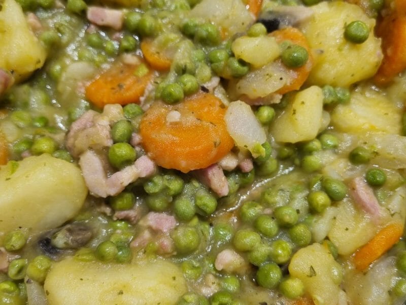 Cliquez pour zoomer ! Jardinière de légumes aux lardons Thermomix par Carine