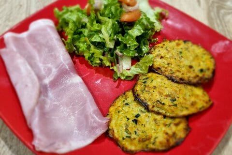 Cliquez pour zoomer ! Paillassons de courgettes Thermomix par Carine