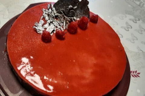 Cliquez pour zoomer ! Bavarois aux framboises Thermomix par sandrine_386