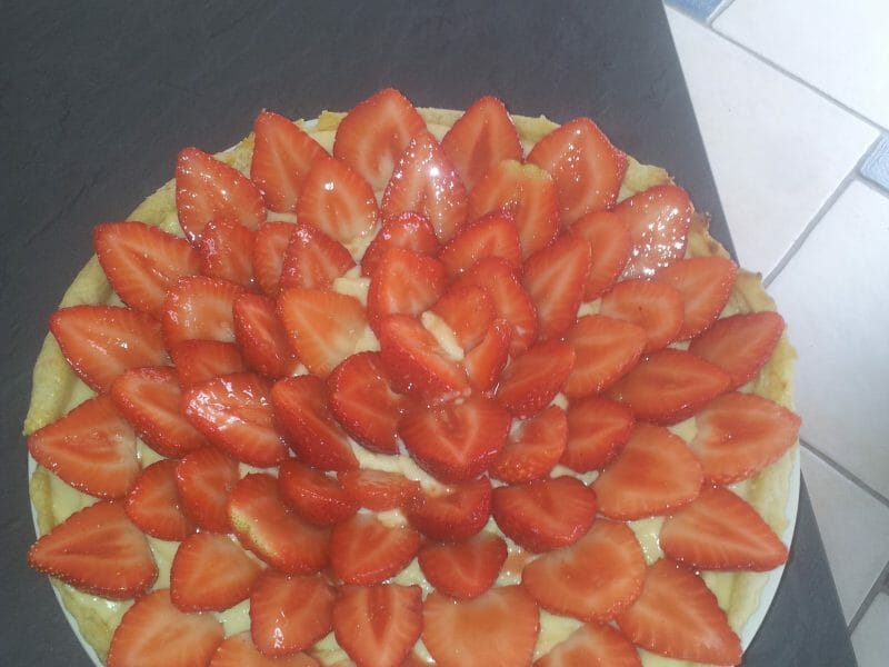 Cliquez pour zoomer ! Tarte aux fraises Thermomix par Sabrina25