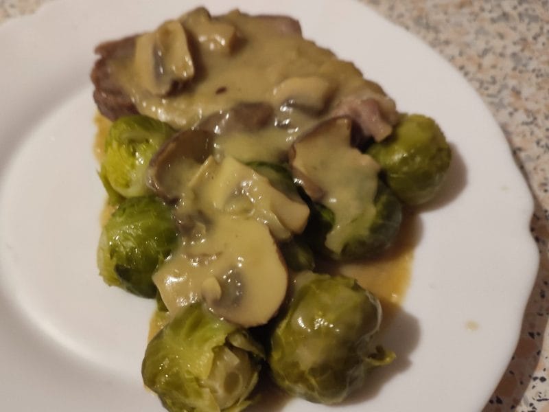 Cliquez pour zoomer ! Côtes de porc et sa sauce moutardée Thermomix par susi