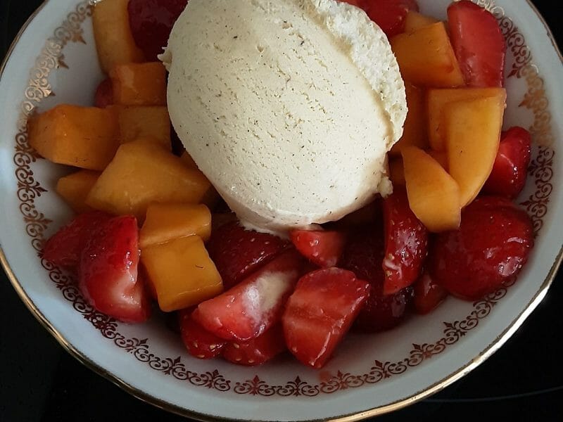 Cliquez pour zoomer ! Clafoutis à la mangue Thermomix par mtartinette