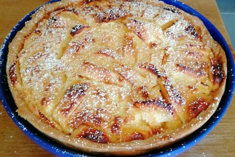Cliquez pour zoomer ! Tarte normande aux pommes Thermomix par mtartinette