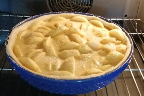 Cliquez pour zoomer ! Tarte normande aux pommes Thermomix par mtartinette