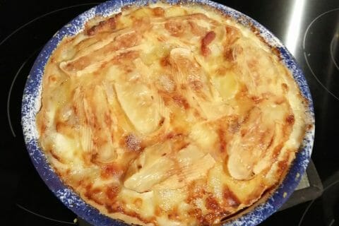 Cliquez pour zoomer ! Tarte aux pommes de terre et lardons Thermomix par mtartinette