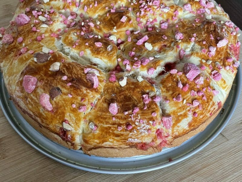 Cliquez pour zoomer ! Brioche aux pralines roses Thermomix par laura_419