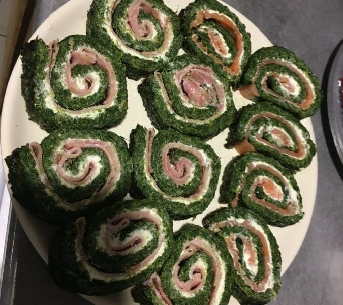 Cliquez pour zoomer ! Roulé aux épinards, saumon et Boursin Thermomix par Coco2015