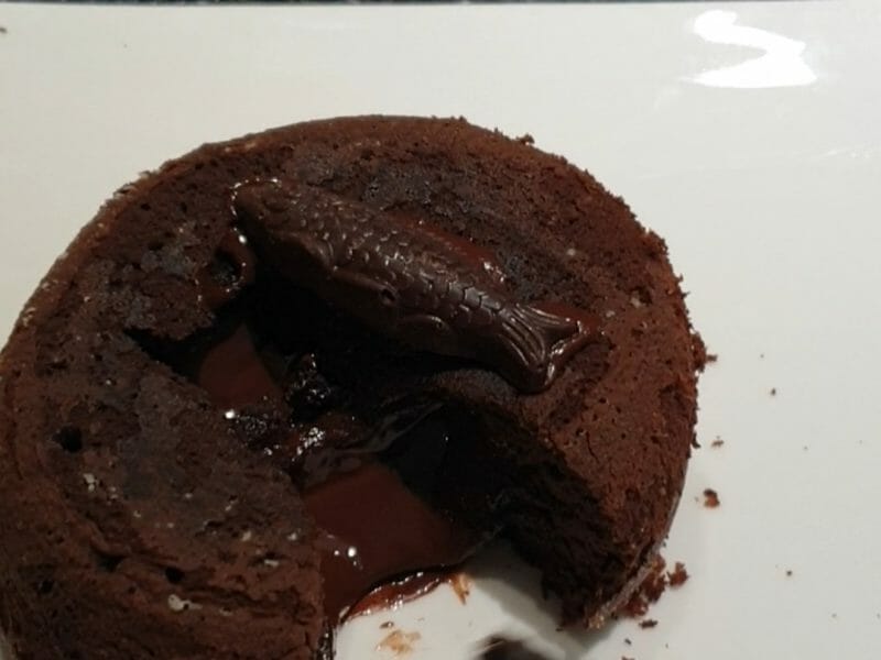 Cliquez pour zoomer ! Moelleux au chocolat cœur fondant Thermomix par Coco2015