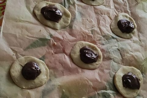 Cliquez pour zoomer ! Cookies fourrés au nutella Thermomix par 🌺 Cynthia 🌺