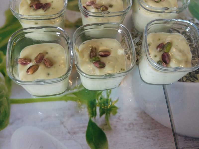 Cliquez pour zoomer ! Crème dessert à la pistache Thermomix par PinkLady86