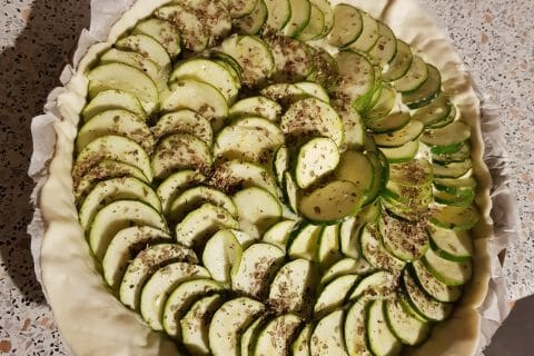 Cliquez pour zoomer ! Tarte courgettes et ricotta Thermomix par cassandracbc